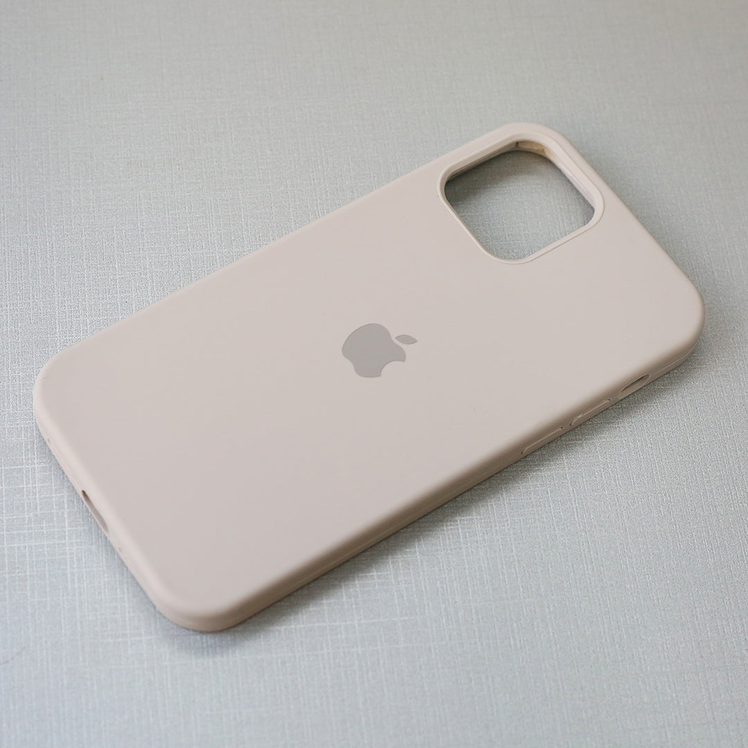 Office Apple iPhone 12/12 Pro (Stone Grey) Silicone Mobile Case