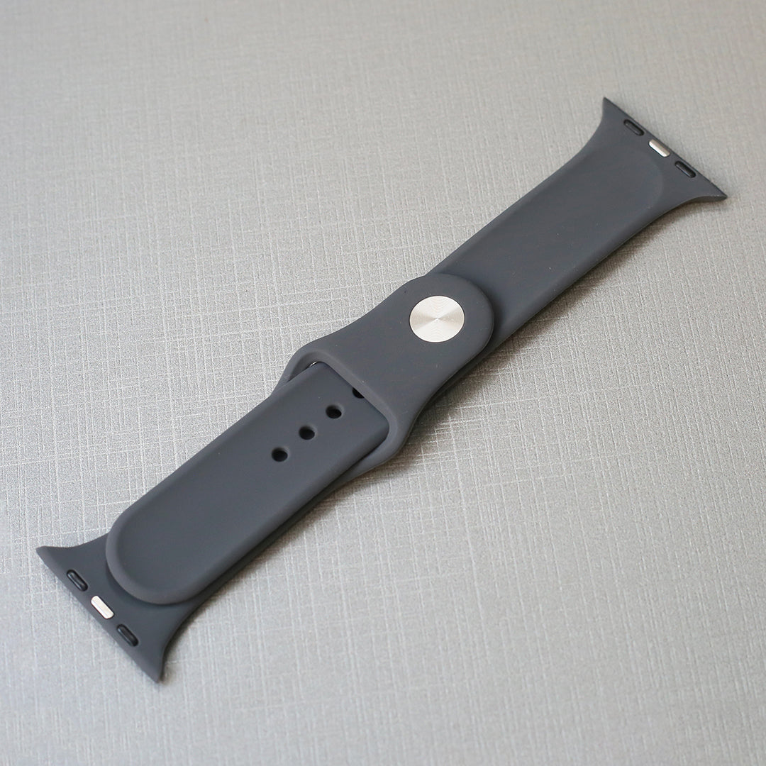 Silicone Sport Smart Watch Straps (Gray)