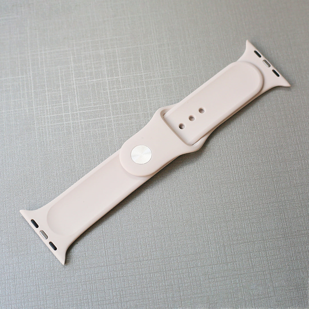Silicone Sport Smart Watch Straps (White)