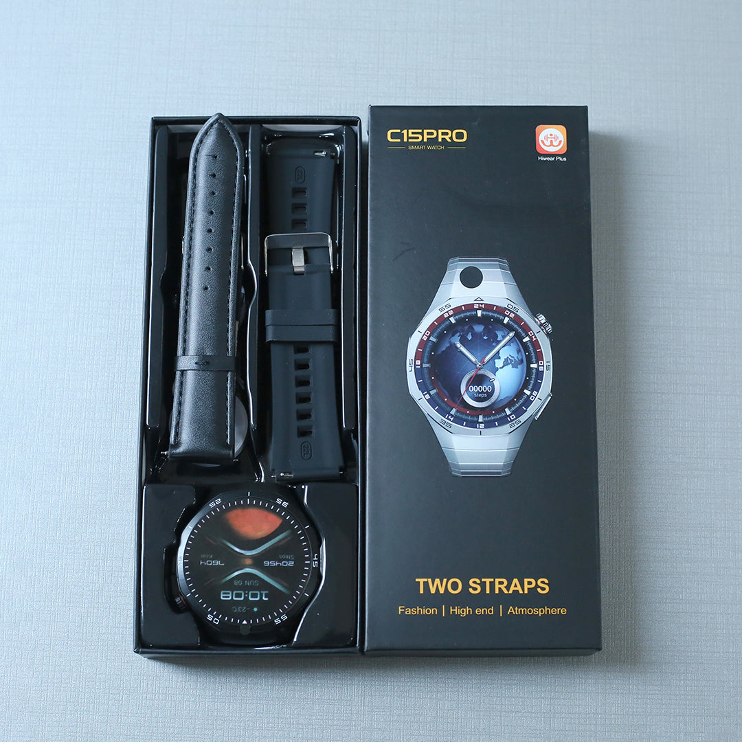 C15PRO Luxury Smartwatch (Dual Strap Edition)