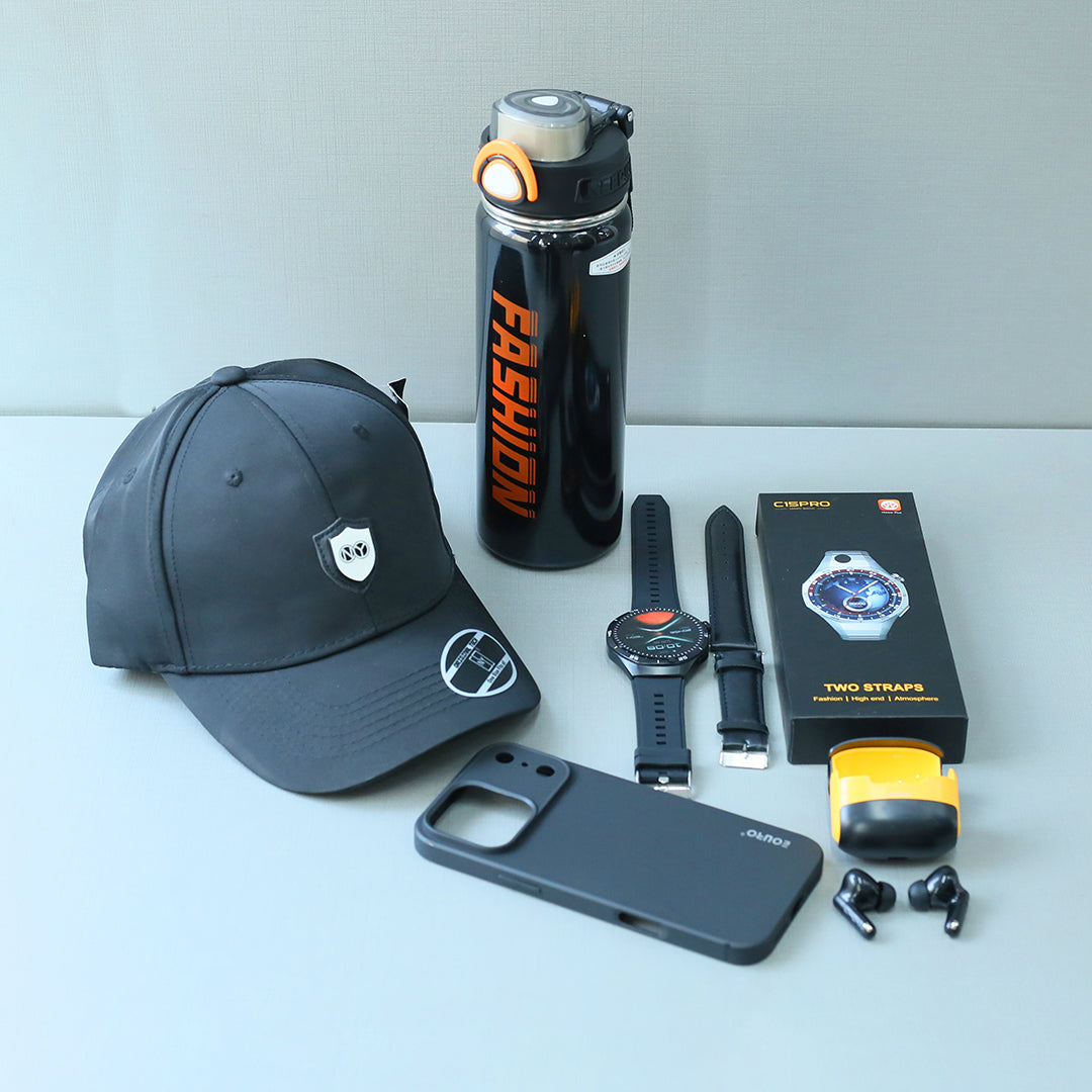 All-in-One Daily Black Essentials Bundle set (5 Piece)